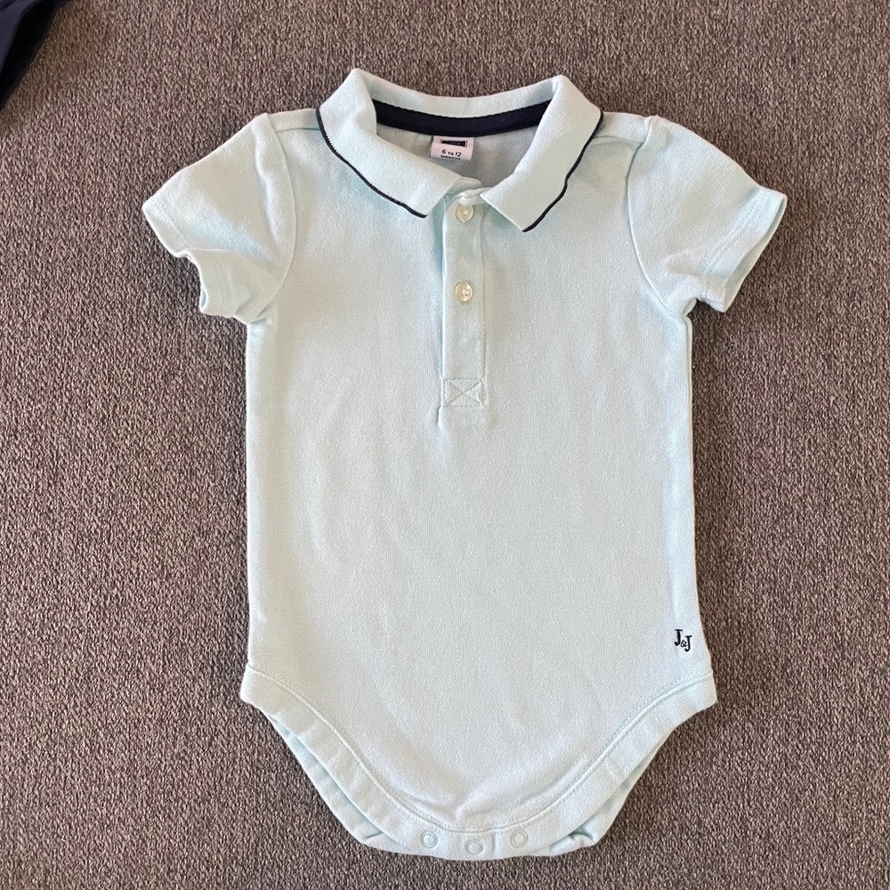 Janie and Jack polo onesie